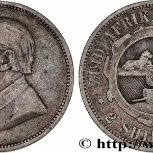 AFRIQUE DU SUD 2 Shillings président Kruger 1892 fwo_776300 Monde Satisfait Ou Remboursé