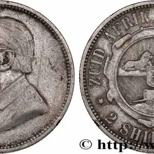 Petit Prix AFRIQUE DU SUD 2 Shillings Président Kruger 1895 fwo_776309 Monde