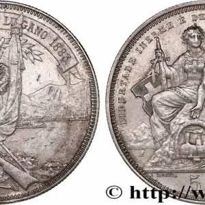 SUISSE 5 Francs, concours de Tir de Lugano 1883 fwo_776489 Monde Exclusif