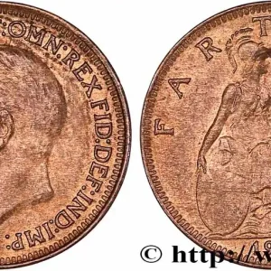 ROYAUME-UNI 1 Farthing Georges V 1928 fwo_776723 Monde Affaire À Saisir