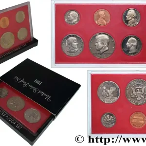 ÉTATS-UNIS D'AMÉRIQUE Série Proof 6 monnaies 1981 San Francisco - S fwo_715303 Monde Top Vente