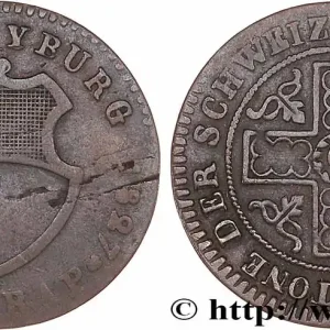SUISSE - CANTON DE FRIBOURG 2 1/2 Rappen 1827 fwo_773343 Monde Nouveauté
