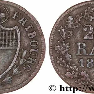 Livraison Mondiale SUISSE - CANTON DE FRIBOURG 2 1/2 Rappen - Canton de Fribourg 1846 fwo_773347 Monde