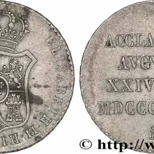 Offre Exclusive ESPAGNE - ROYAUME D'ESPAGNE - ISABELLE II Médaille d’acclamation au module de 4 Reales 1833 Madrid fwo_777981 Monde