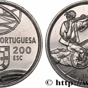 PORTUGAL 200 Escudos Espingarda, cavalier japonais 1993 fwo_690105 Monde Usine Directe