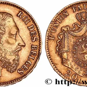 OR, PALLADIUM ET PLATINE INVESTISSEMENT 20 Francs Léopold II 1868 Bruxelles fwo_772503 Monde Petit Prix