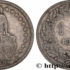 Jusqu’à Épuisement Des Stocks SUISSE 1 Franc Helvetia 1894 Paris - A fwo_778099 Monde