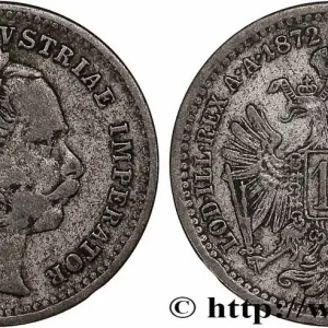 AUTRICHE 10 Kreuzer François-Joseph Ier 1872 Vienne fwo_778187 Monde Prix Promo