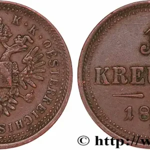 Offre Spéciale AUTRICHE 1/4 Kreuzer aigle bicéphale 1851 Kremnitz fwo_778260 Monde