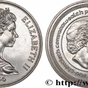 Meilleure Qualité ÎLE DE MAN 1 Crown 30e conférence du Commonwealth 1984 fwo_778308 Monde