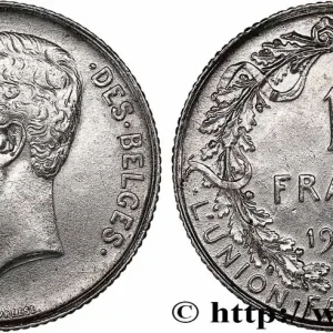 BELGIQUE 1 Franc Albert Ier légende française 1913 fwo_778388 Monde Livraison Gratuite