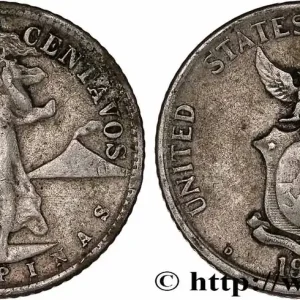 PHILIPPINES 20 Centavos - Administration Américaine 1945 Denver fwo_778393 Monde Garantie Incluse