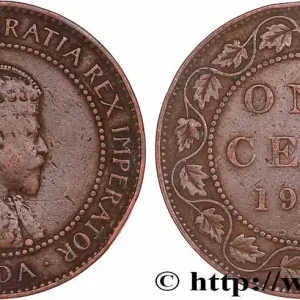CANADA 1 Cent Edouard VII 1906 fwo_778408 Monde Top Vente