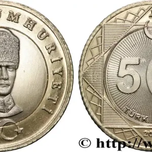 Affaire À Saisir TURQUIE 5 Lira Centenaire de la République de Turquie 2023 fwo_980857 Monde