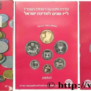 Usine Directe ISRAËL Série de 7 piéforts Proof 36e anniversaire d’Israël 1984 fwo_687410 Monde