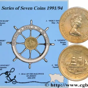 Remise JERSEY Série - Construction de navire à Jersey au XIXème siècle “Gemini 1864” 1993 fwo_688005 Monde