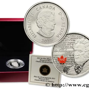 Pas Cher CANADA 4 Dollars Proof Charles-Michel d'Irumberry de Salaberry 2013 fwo_766683 Monde