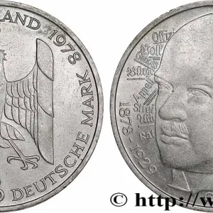 Commander Maintenant ALLEMAGNE 5 Mark Gustav Stresemann 1978 Munich fwo_770610 Monde