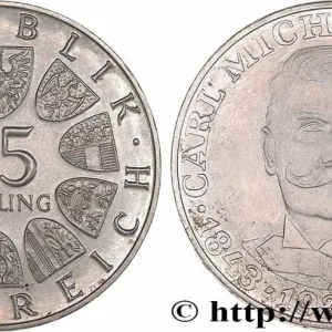 AUTRICHE 25 Schilling Prof 50e anniversaire de la mort du compositeur Carl Michael Ziehrer 1972 fwo_773772 Monde Quantité Limitée