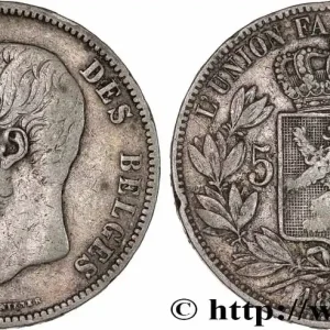 BELGIQUE 5 Francs Léopold II 1873 fwo_775233 Monde Meilleur Choix