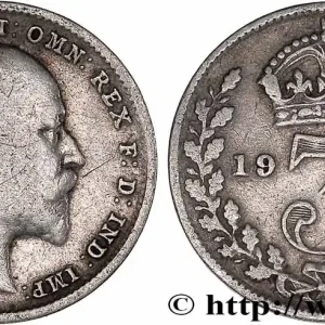 Acheter En Ligne ROYAUME-UNI 3 Pence Edouard VII 1903 fwo_775315 Monde