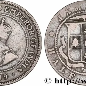 JAMAÏQUE 1/2 Penny Georges V 1919 Ottawa fwo_775317 Monde Expédié Aujourd’hui