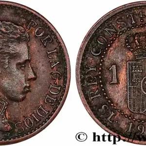Acheter En Ligne ESPAGNE 1 Centimo Alphonse XIII S.L. - .V. 1906 Madrid fwo_775447 Monde