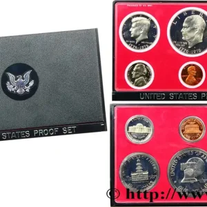 ÉTATS-UNIS D'AMÉRIQUE Série PROOF 6 monnaies - 200e anniversaire de l’indépendance des États-Unis 1976 San Francisco fwo_777307 Monde Authentique