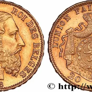 Offre Limitée OR, PALLADIUM ET PLATINE INVESTISSEMENT 20 Francs or Léopold II 1878 Bruxelles fwo_777919 Monde