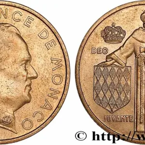 Offre Exclusive MONACO 20 Centimes Rainier III 1962 Paris fwo_778087 Monde