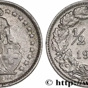 SUISSE 1/2 Franc Helvetia 1963 Berne fwo_779303 Monde Commande En Gros