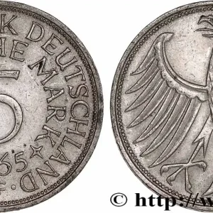 ALLEMAGNE 5 Mark aigle 1965 Stuttgart fwo_779304 Monde Prix Réduit