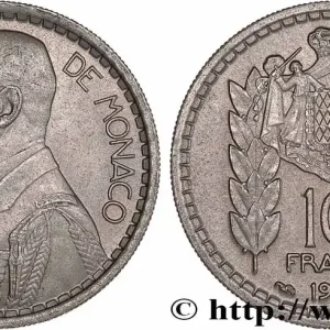 MONACO 10 Francs Louis II 1946 Paris fwo_779367 Monde Jusqu’à Épuisement Des Stocks
