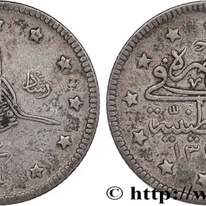 TURQUIE 2 Kurush Mehmet V AH 1327 an 2 (1910) Constantinople fwo_779380 Monde Top Vente