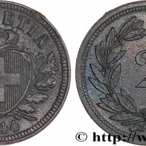 Expédition Rapide SUISSE 2 Centimes (Rappen) croix suisse 1944 Berne - B fwo_779388 Monde