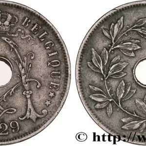 BELGIQUE 25 Centimes 1929 fwo_779510 Monde Quantité Limitée