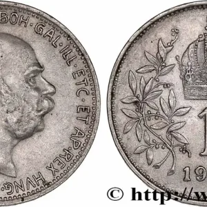 AUTRICHE 1 Corona François-Joseph Ier 1915 fwo_779634 Monde Original