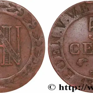 Fait Main ALLEMAGNE - ROYAUME DE WESTPHALIE 5 Centimes Jérôme Napoléon 1812 Cassel fwo_779672 Monde