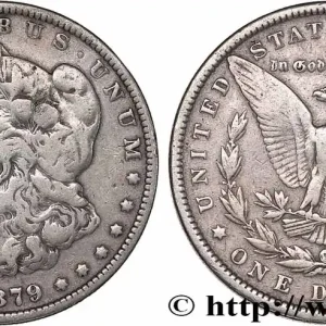 Réduction ÉTATS-UNIS D'AMÉRIQUE 1 Dollar type Morgan 1879 Philadelphie fwo_779777 Monde