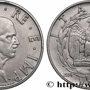 Meilleur Choix ITALIE 2 Lire Victor Emmanuel III an XVIII 1939 Rome fwo_779799 Monde