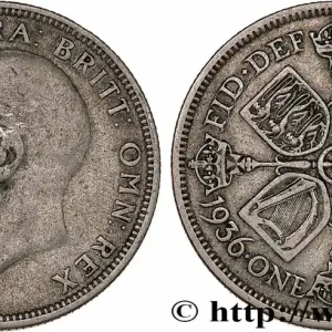 ROYAUME-UNI 1 Florin Georges V 1936 fwo_780662 Monde Soldes