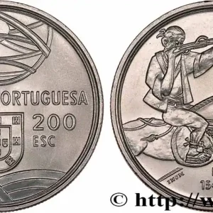 PORTUGAL 200 Escudos Espingarda, cavalier japonais 1993 fwo_690103 Monde Prix Promo
