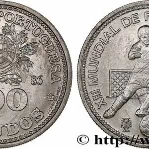 En Vogue PORTUGAL 100 Escudos XIIIe Mondial de Football 1986 Lisbonne fwo_769792 Monde