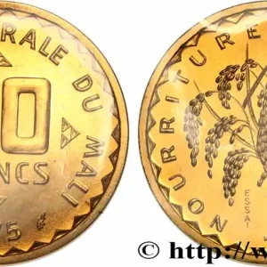 Vente Directe MALI Essai de 50 Francs plant de mil 1975 Paris fwo_775837 Monde