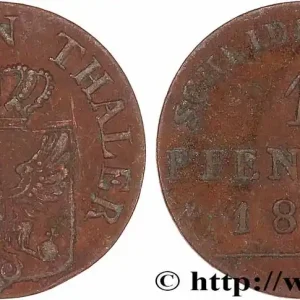 Authentique ALLEMAGNE - PRUSSE 1 Pfenning 1821 Berlin fwo_776146 Monde