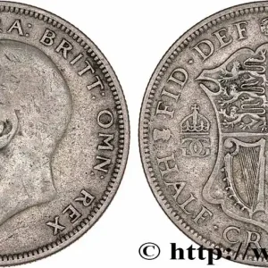 ROYAUME-UNI 1/2 Crown Georges V 1935 fwo_776668 Monde Seulement Aujourd’hui