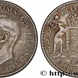AUSTRALIE 1 Florin Georges VI 1946 Melbourne fwo_776686 Monde Remise