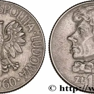 POLOGNE 10 ZlotychTadeusz Kosciuszko 1960 fwo_776753 Monde Meilleur Choix