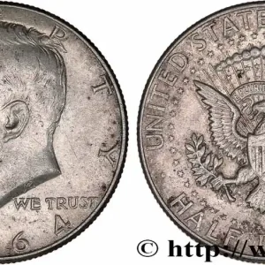Haute Qualité ÉTATS-UNIS D'AMÉRIQUE 1/2 Dollar Kennedy 1964 Philadelphie fwo_776773 Monde