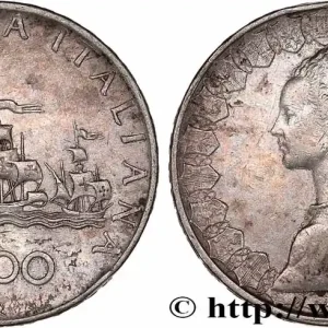 ITALIE 500 Lire “caravelles” / dame du style de la renaissance 1959 Rome fwo_776914 Monde Achetez Aujourd’hui